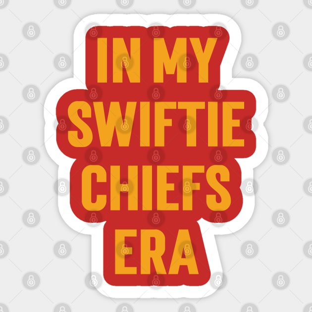 In My Swiftie Chiefs Era Sticker by Emma